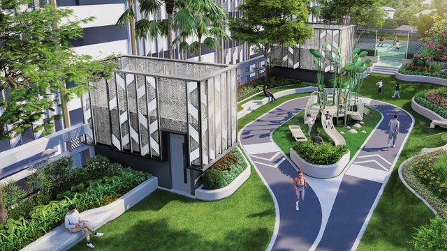Landscaped Gardens & Jogging Track